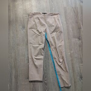 Theory Tan Ankle Pants